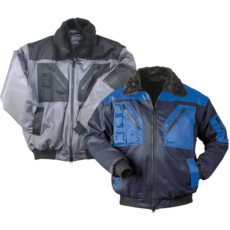 Ganzjahres Blouson, Farbe grau/ schwarz, Gr. L