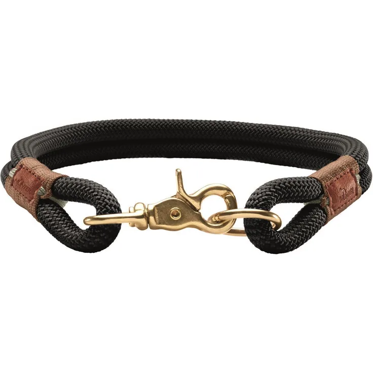 Hunter Hunde-Halsung Oss schwarz L-XL
