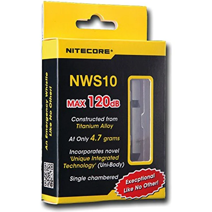 NiteCore Signalpfeife Nitecore Taschenlampe Titan 120 dB NWS10 – Bild 4