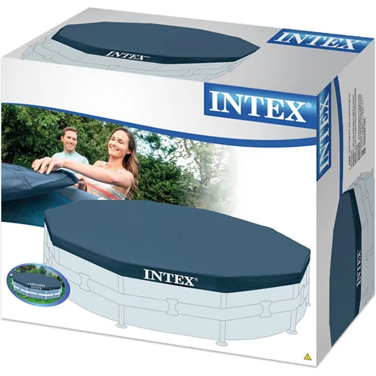 Intex Abdeckplane 457 cm für Intex Metal Frame Pool, rund, 28032 – Bild 3