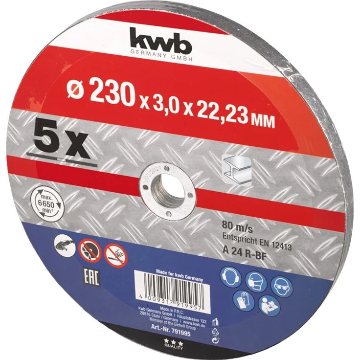 KWB Germany Trennscheiben, Metallbearbeitung, Ø 230 mm 791995