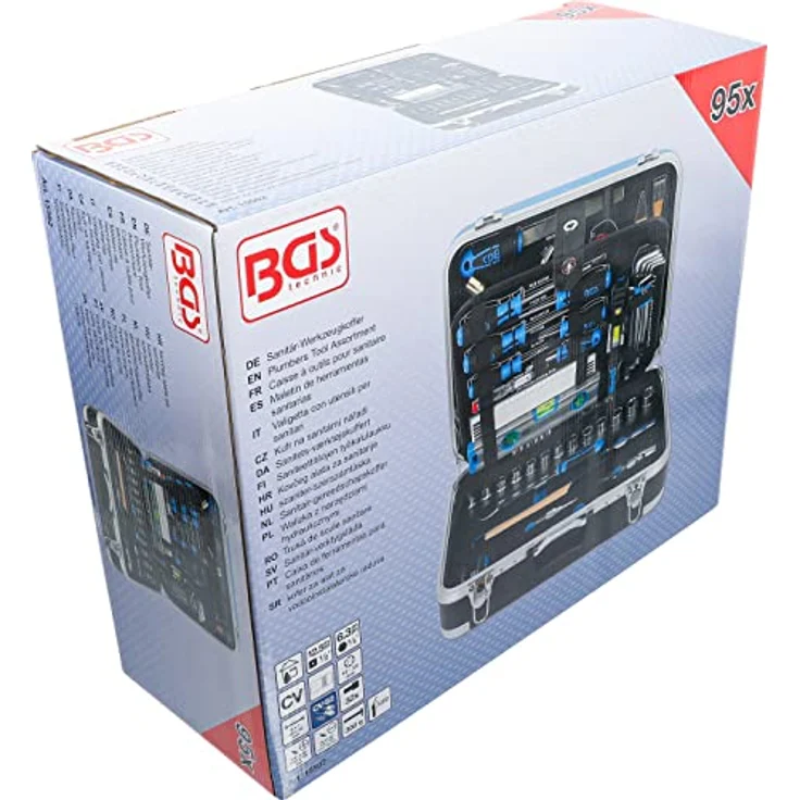 BGS technic Sanitär-Werkzeugkoffer | 95-tlg. – Bild 9