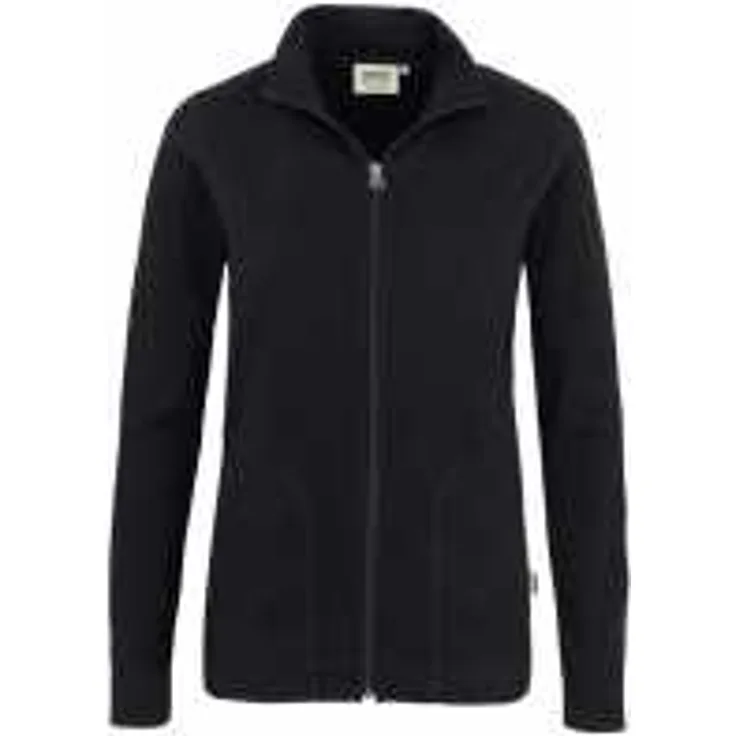 HAKRO Damen Interlockjacke 227, schwarz, M