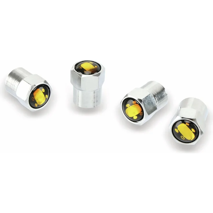 Ventilkappen ZOM / win AV Aluminium Silberstücke 4