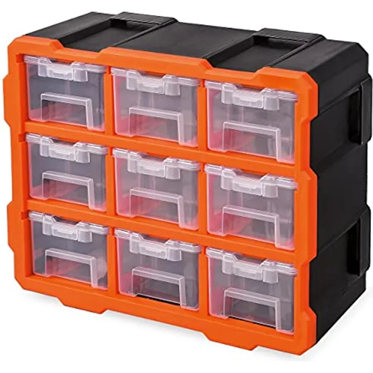 Alutec Sortimentskoffer-Set (L x B x H) 38 x 17 x 32mm variable Unterteilung 9 Teile
