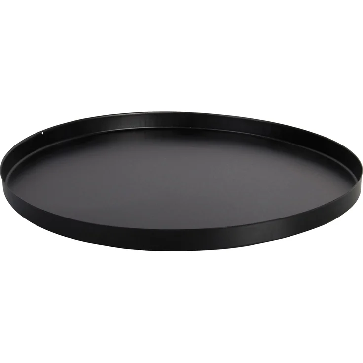 Esschert Design Bodenplatte Feuerkorb rund schwarz Eisen Schutzplatte 50x3 cm