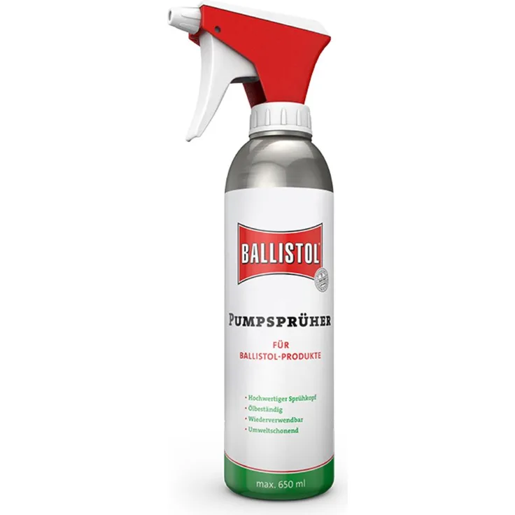 Pumpzerstäuber Fassungsvermögen 0,65l Beh.a.Alu BALLISTOL