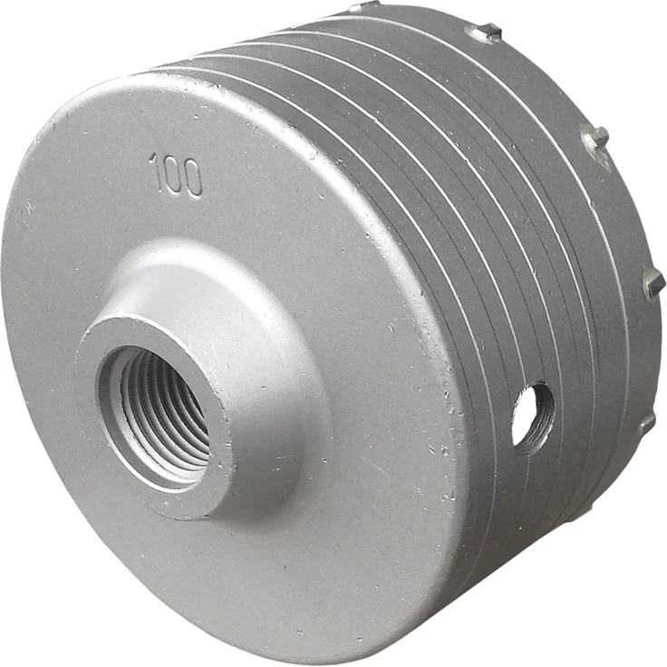 ALLEGRA 100 mm Hartmetall-Hohlbohrkrone inkl. SDS Aufnahmeschaft – Bild 3