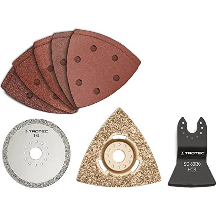 Trotec PMTS-Set 2 Multitool-Zubehör-Set Badsanierung - Preisvergleich – Bild 1