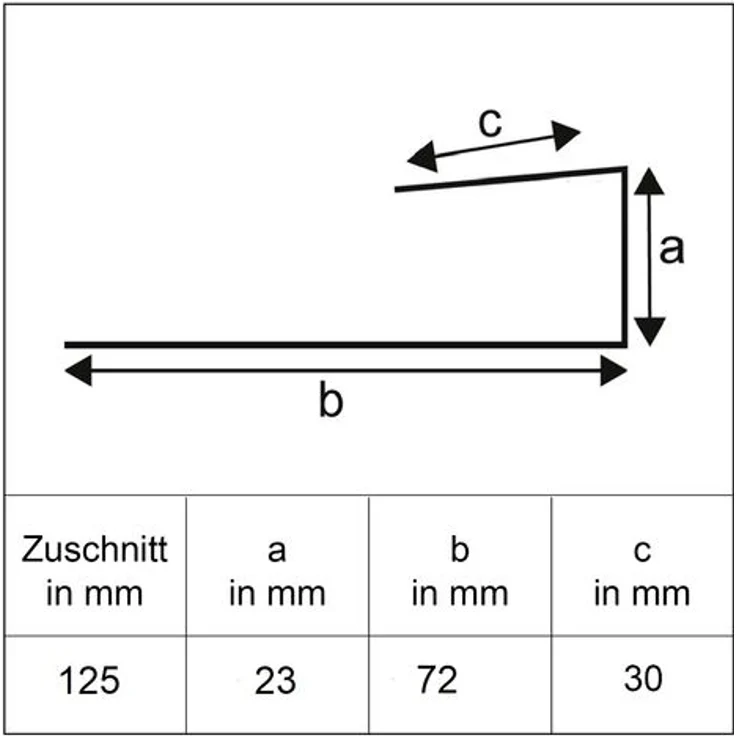 Sarei Anschlussprofil SDF 2000 x 125 mm anthrazit – Bild 4
