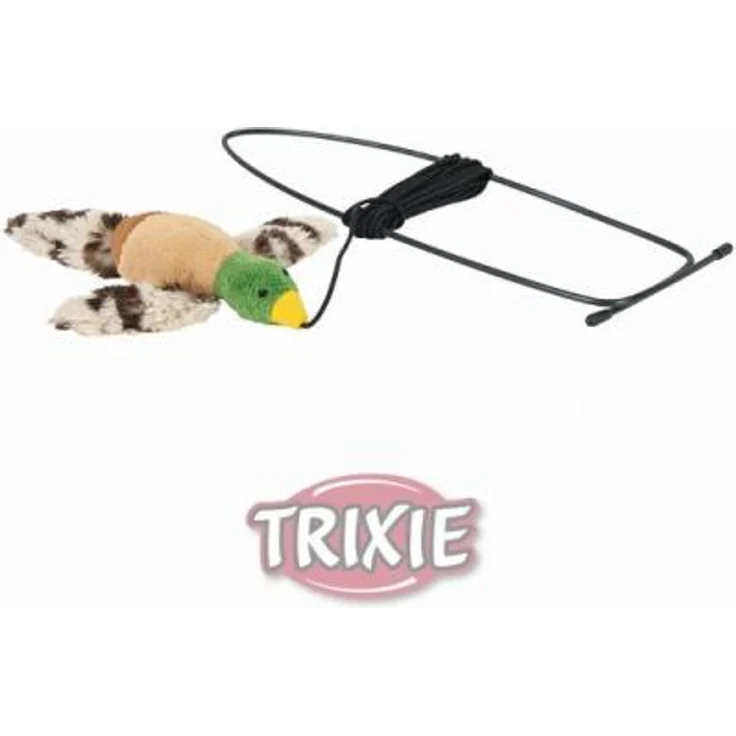 Trixie Fliegender Vogel für Türrahmen, mit Catnip 13 cm 175 cm – Bild 1