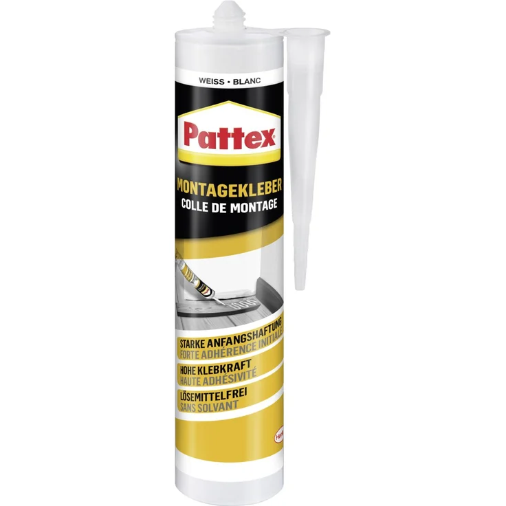 Pattex Montagekleber Herstellerfarbe Weiß PCA40 400g – Bild 1