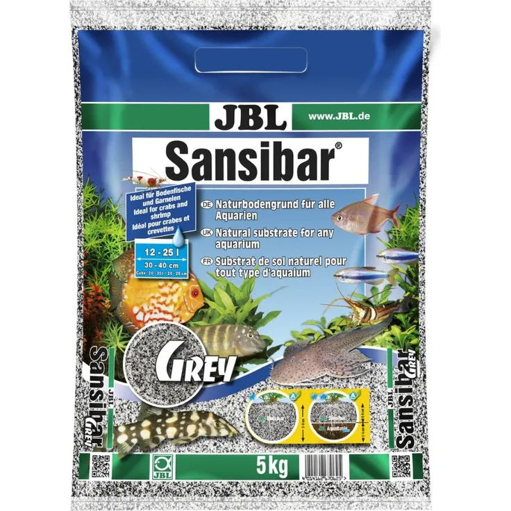 JBL Sansibar Grauer Bodengrund für Aquarien Inhalt: 5 kg - Preisvergleich