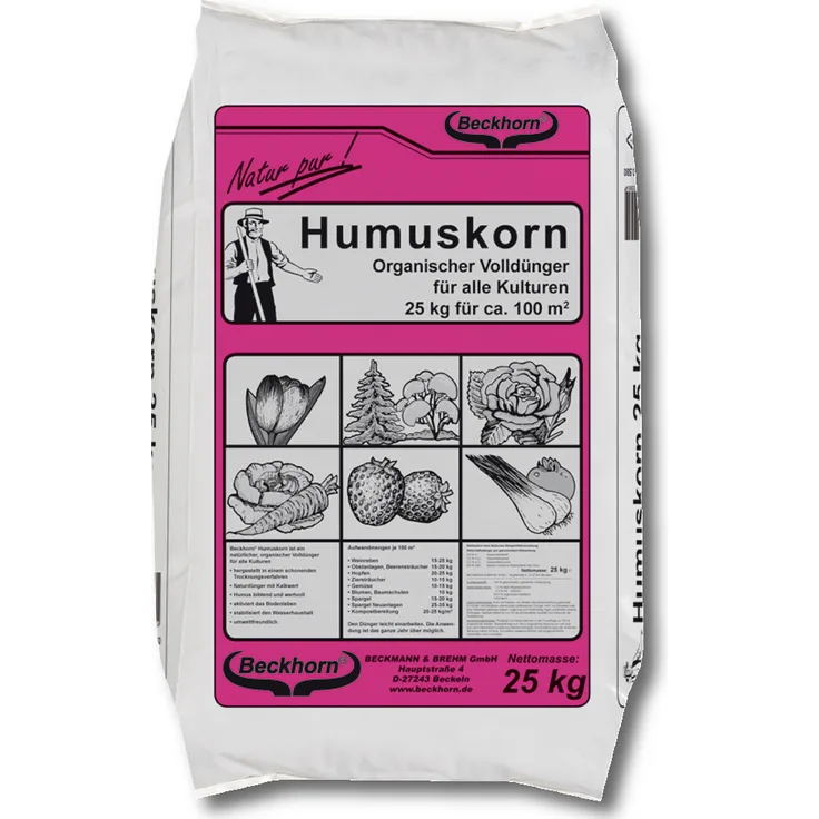 BECKMANN Humuskorn organisch, 25 kg