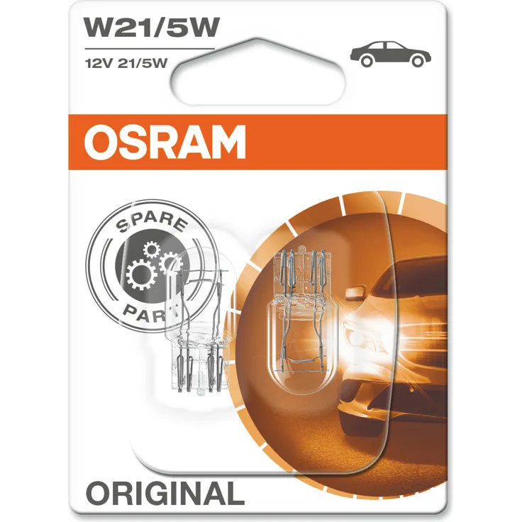 Osram Signallampe W21/5W Brems- und Schlusslicht 12V 21/5W