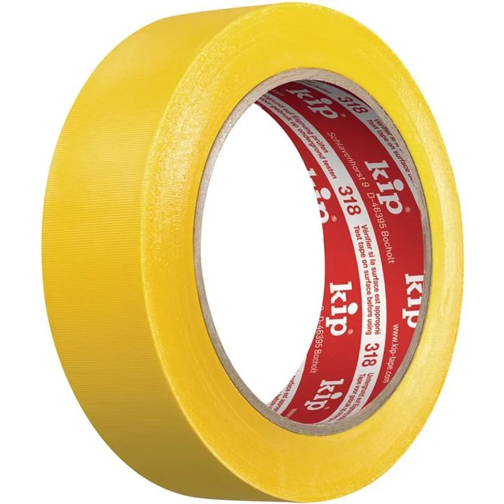PVC Schutzband 318 gelb L.33m B.50mm Rl.KIP VE: 1