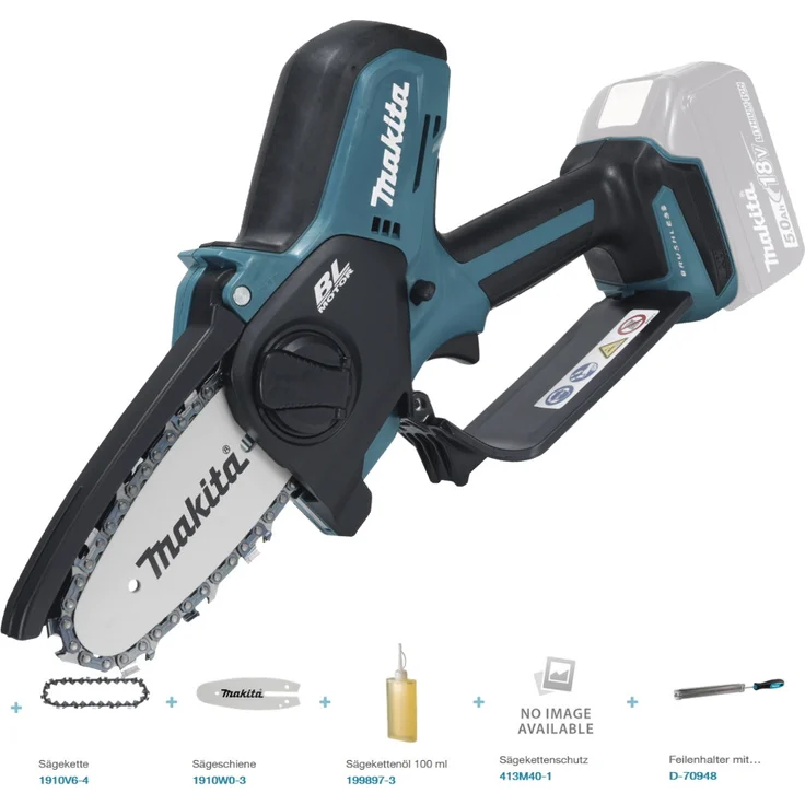 Makita Akku-Astsäge Kettensäge - DUC101Z - 18V - 10cm - ohne Akku – Bild 1