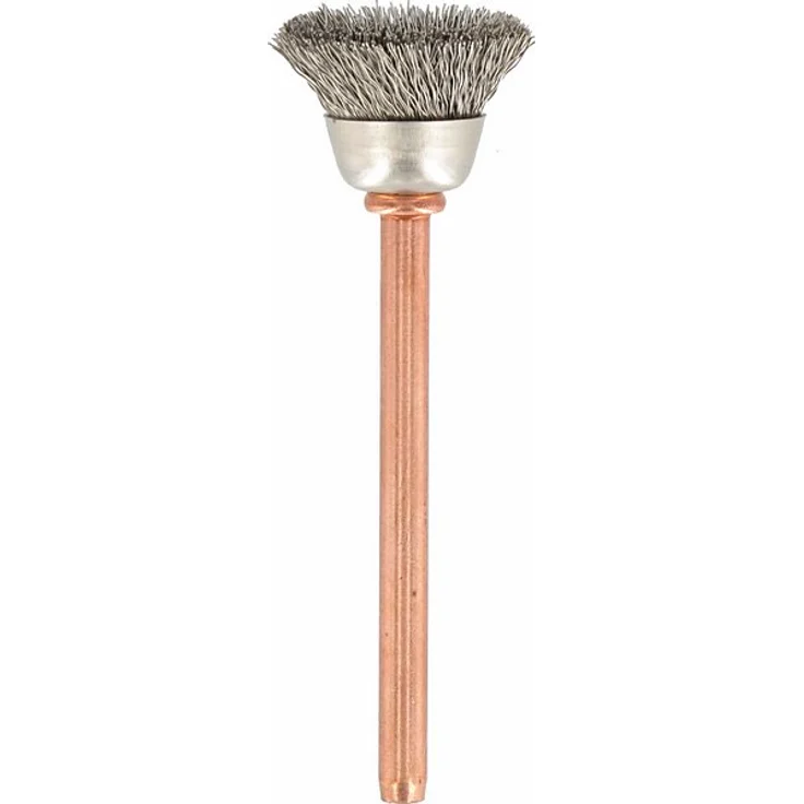 Dremel 531 Edelstahlbürste Zubehörsatz (für Multifunktionswerkzeug mit 2 Edelstahlbürsten Durchmesser 13mm zum Reinigen und Polieren von korrosionsfestem Material wie Silber und Edelstahl oder Gold) - Preisvergleich – Bild 1