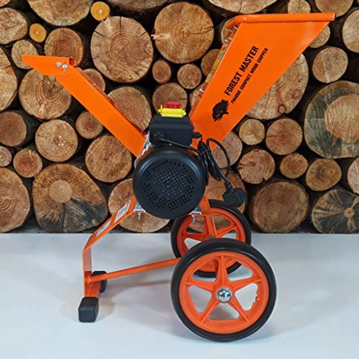 Forest Master Elektro Häcksler 2800 Watt 4 Ps Ast Laub Holz Garten-Häcksler Garten-Schredder E-Häcksler – Bild 2