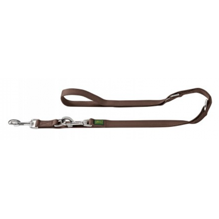 Hunter Hunde-Leine verstellbar Extra Long braun 20-300 – Bild 1