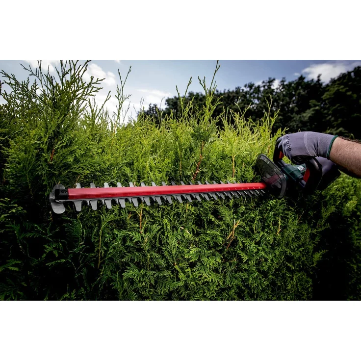 Metabo Akku Heckenschere HS 18 LTX 65 (18 Volt, Li-Ion, Messerlänge: 65 cm, Max. Schnittstärke 19 mm) ohne Akku und Ladegerät, im Karton – Bild 7