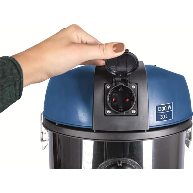 Scheppach Nass- und Trockensauger NTS30 inkl. umfangreichem Zubehörpaket - 1300 W | 30 L Edelstahlbehälter | Ausblasfunktion – Bild 3