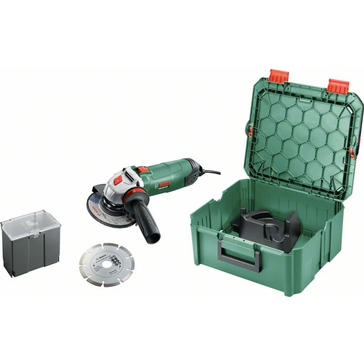 Bosch Heimwerker Bosch Heimwerker Winkelschleifer PWS 850-125, SystemBox - 06033A270D