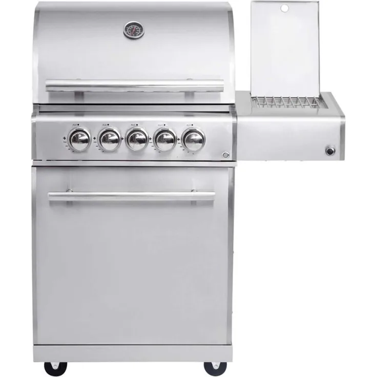 Allgrill Top-Line Modular CHEF M Gasgrill 3 Brenner/Seitenkocher/Backburner Grundmodell Grill Chef M