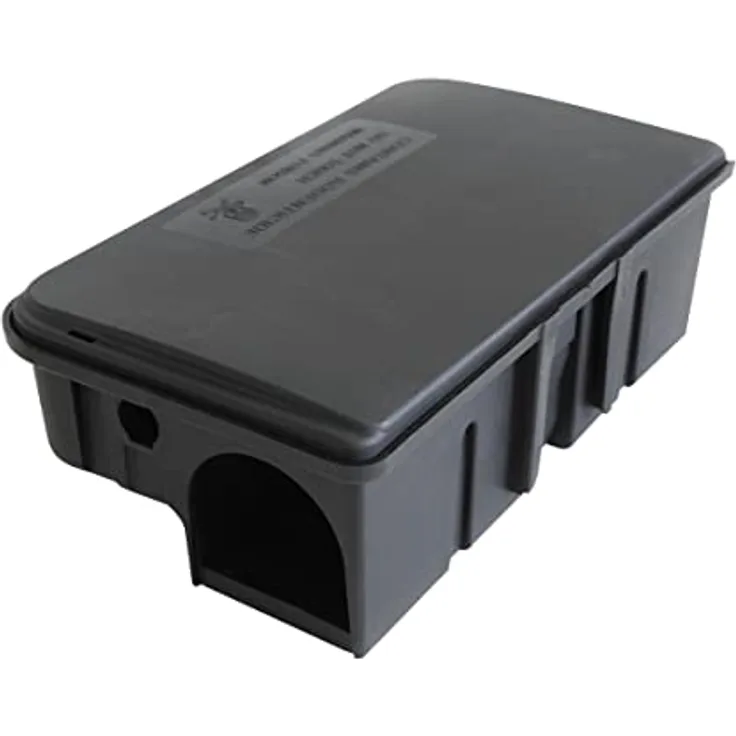 köderdose Ratten 23 x 12,5 x 7,5 cm schwarz