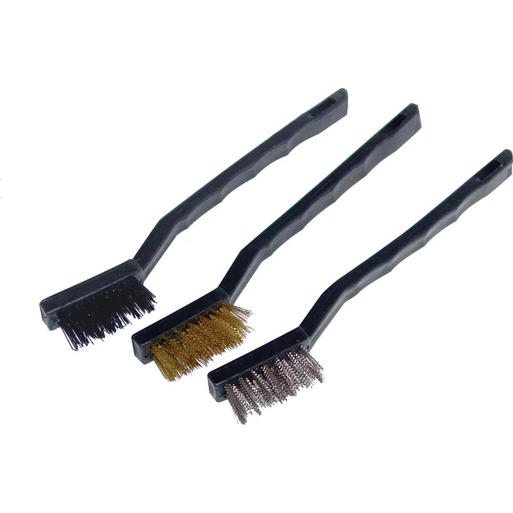 Veto 880165 Bürsten Set 175 mm 3-tlg. - Messing, Nylon, Non-Ferro