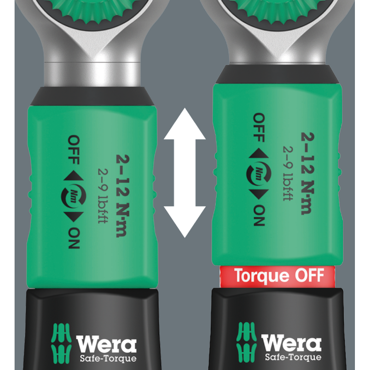Wera Drehmomentschlüssel 1/4" Safe-Torque Set A1 & Set A2 2-12 Nm inkl. Tasche, Version: Safe-Torque A 1 Set – Bild 5