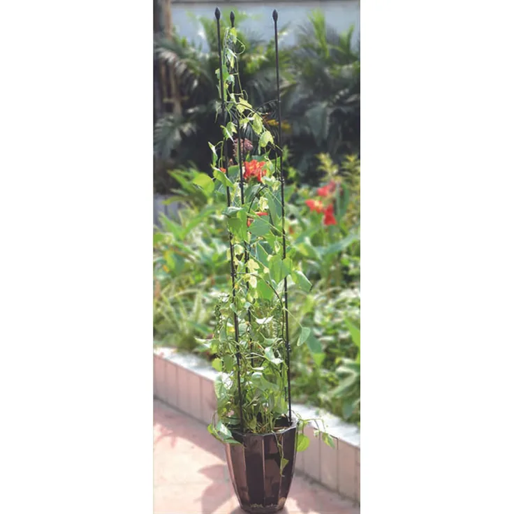 BURI 6x 12er Set Rankhilfe 150cm Garten Pflanzenstütze Pflanzstäbe