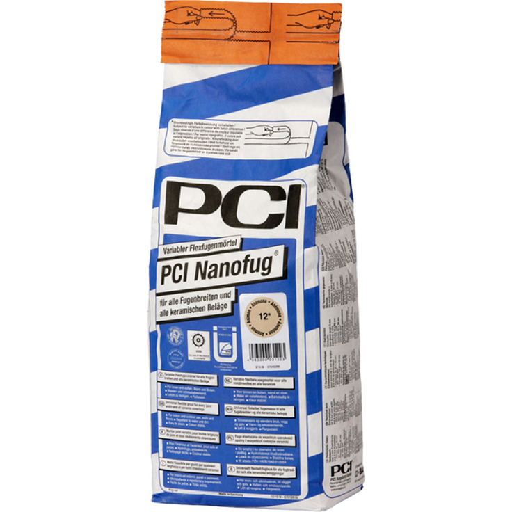 PCI Nanofug® Variabler Flexfugenmörtel 4 kg - 16 Silbergrau
