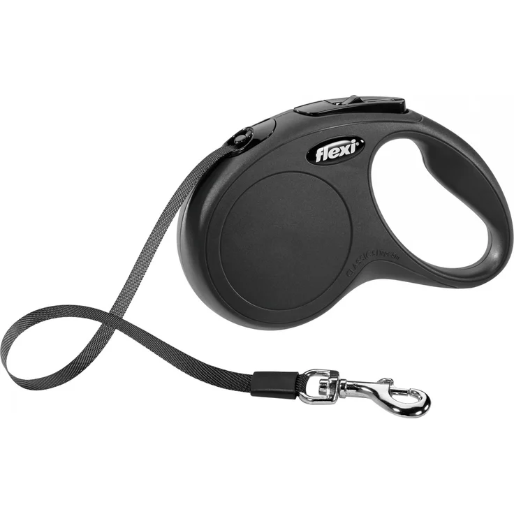 Flexi Hundeleine New Classic S Länge: 5 m, schwarz – Bild 1