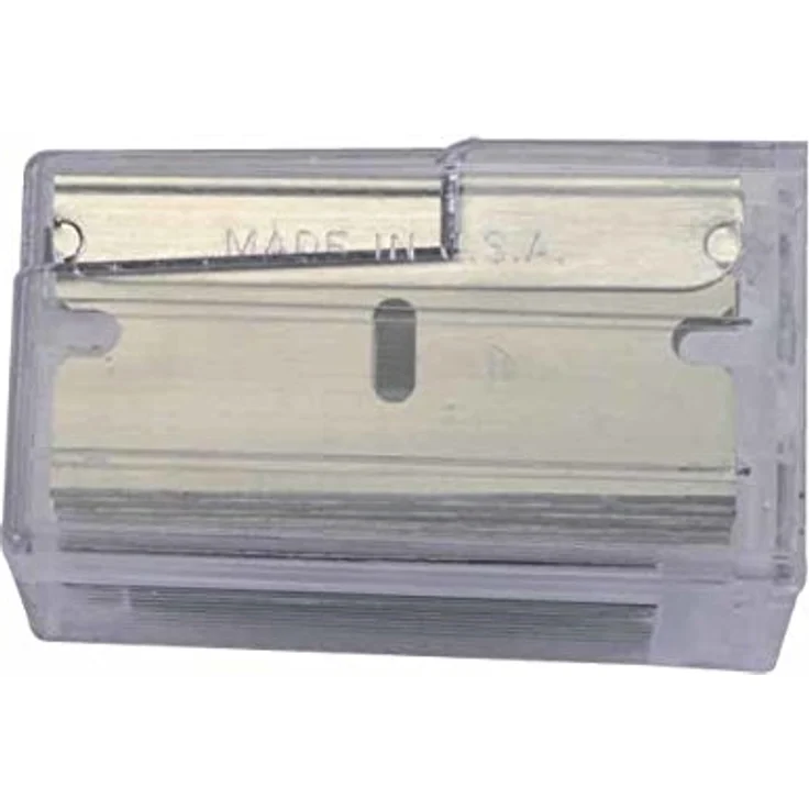 Stanley Professioneller Glasschaber robuster Halter aus rostfreiem Edelstahl, fixierbare Klinge, 1 Stück 0-28-500 4 cm Breite, Bodenreinigung, Oberflächenreinigung – Bild 3