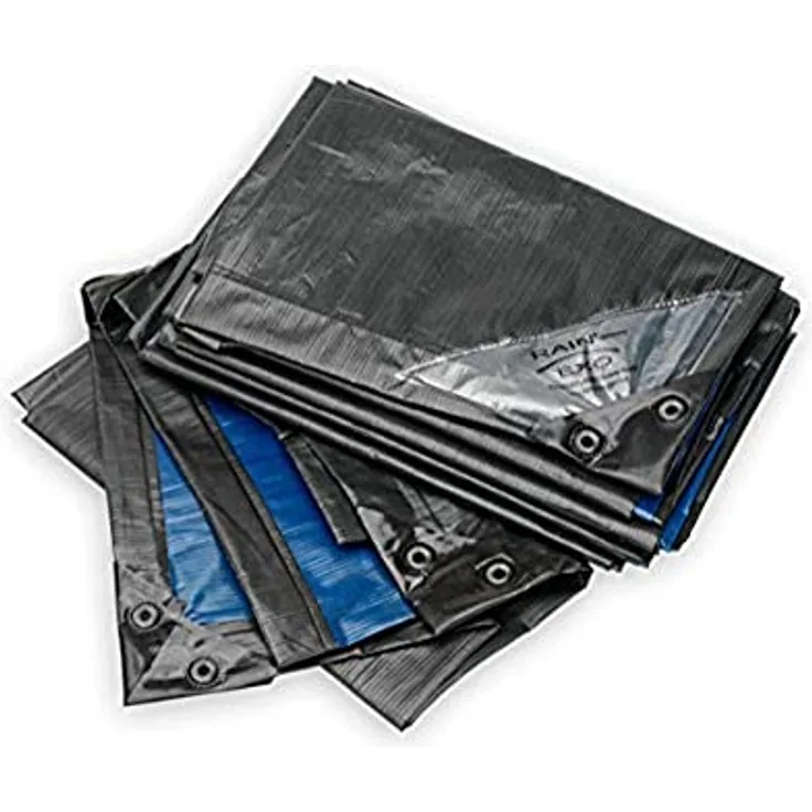 Bio Green Rainexo Abdeckplane Premium Plane Planen 10x15m Grün-Blau RX25010X15GB