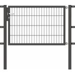 Alberts Einzeltor Flexo mit Zubehör | anthrazit | Breite 125 cm | Höhe 80 cm 
(647278)
