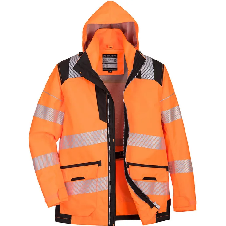 Portwest Warnschutzjacke 5-in-1 mit 10 Taschen Orange M
