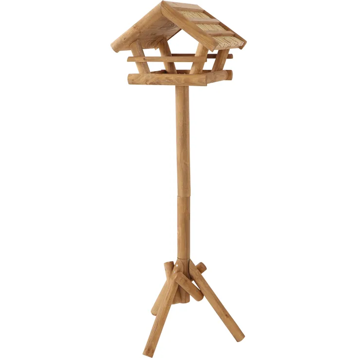 SIENA GARDEN Vogelhaus Tino mit Ständer Kiefer FSC 100%, 39 x 39 x 28 cm