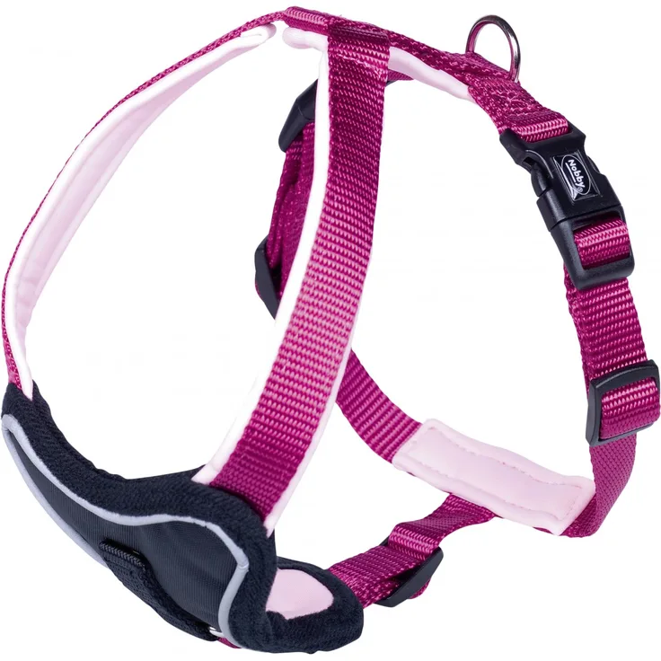 Nobby Komfort Geschirr Classic Preno Bauch: 45-50 cm, Breite: 25 mm, himbeere/pink