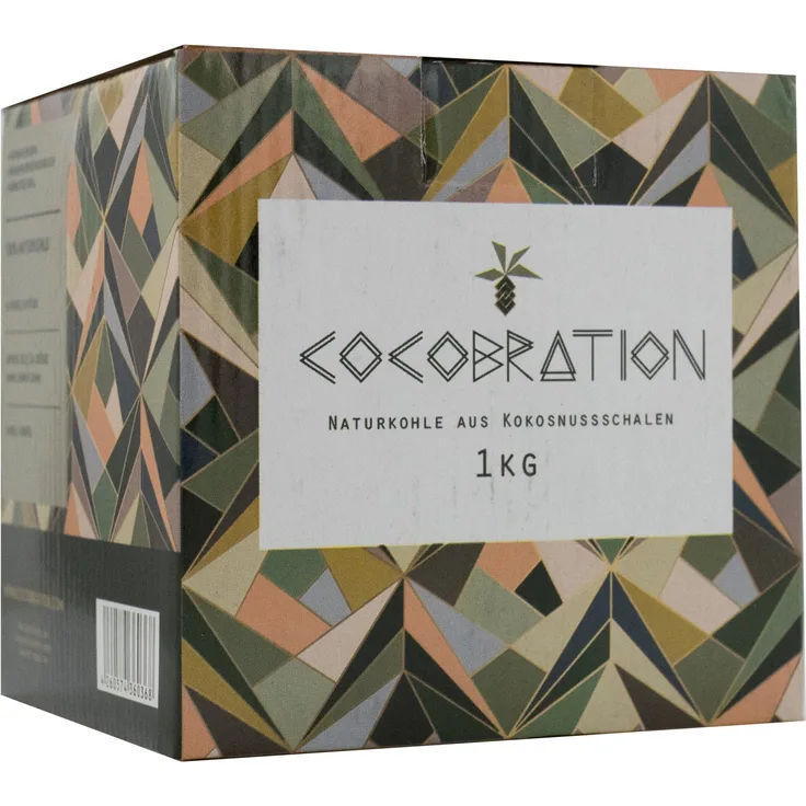 Cocobration Grill Kohle Kokosnuss Naturkohle 1 kg 26 mm Grill Briketts - Preisvergleich