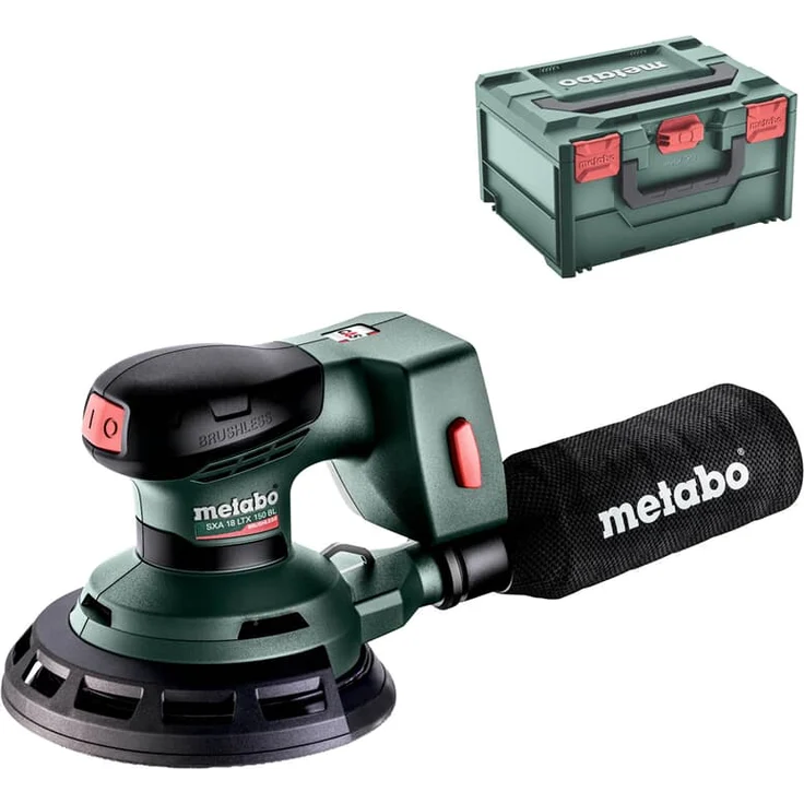 Metabo Akku Exzenterschleifer SXA 18 LTX 150 BL 18V 150mm Solo metaBOX – Bild 1