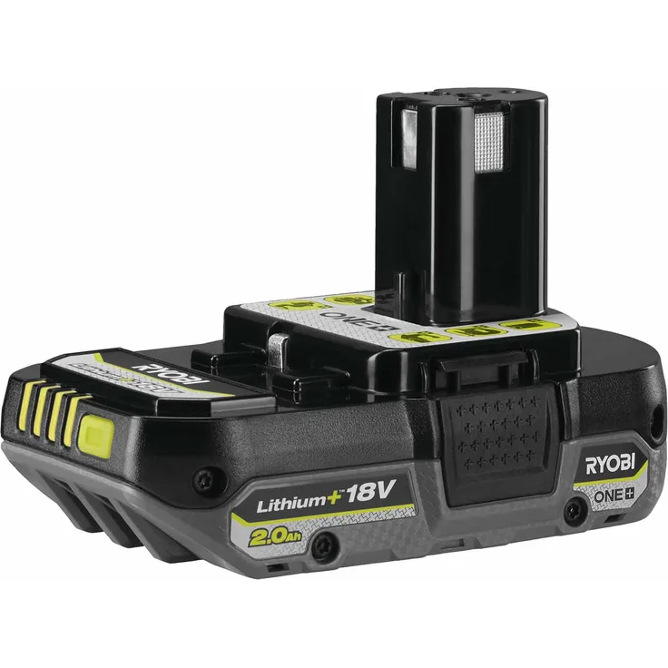 RYOBI Lithium+ Akku RB1820C 18V ONE+ 2Ah, Ersatz-Akku, Batterie, Li-Ion-Akku
