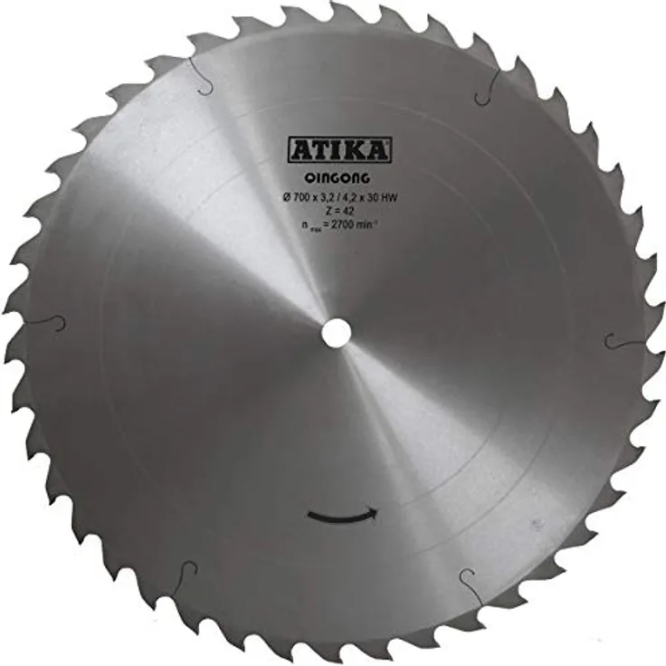 ATIKA Ersatzteil | Sägeblatt Hartmetall für Wippkreissäge BWS 700 N