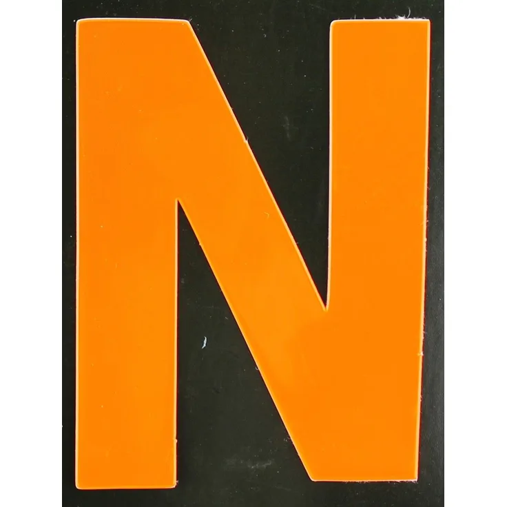 Conacord Reflektierender Klebebuchstabe N orange, N
