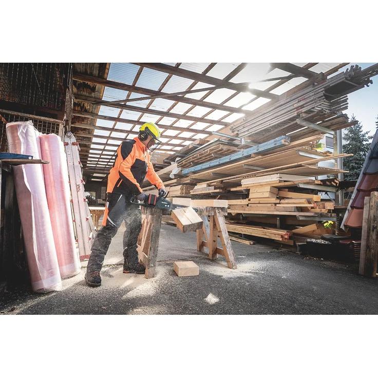 Metabo Akku Kettensäge MS 36-18 LTX BL 40 (2x 18 Volt, Li-Ion, 40 cm Schwert, wartungsfreier bürstenloser Motor, automatische Kettenschmierung) ohne Akku und Ladegerät, im Karton – Bild 13