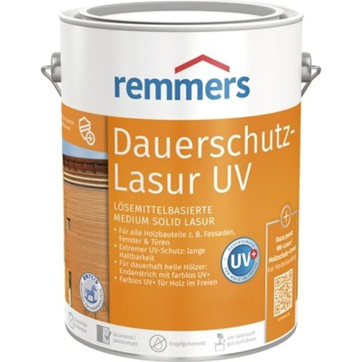 Remmers Dauerschutz-Lasur UV ebenholz 750 ml
