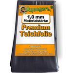 Teichfolie PVC 5m x 2m 1,0mm schwarz Folie für den Gartenteich