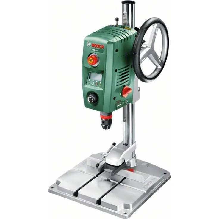 Bosch Tischbohrmaschine PBD 40 (710 W, Max. Bohr-Ø in Stahl-Holz: 13 mm-40 mm, Bohrhub 90mm, im Karton)