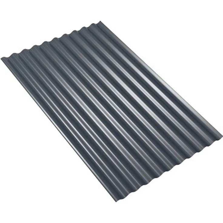 Weckman Wellblech Sinus 76-18 120 x 76 cm 0,4 mm anthrazit